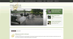 Desktop Screenshot of creative-landscapes.net