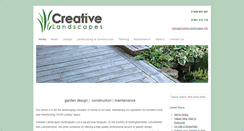 Desktop Screenshot of creative-landscapes.info