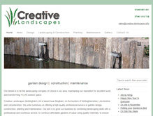 Tablet Screenshot of creative-landscapes.info